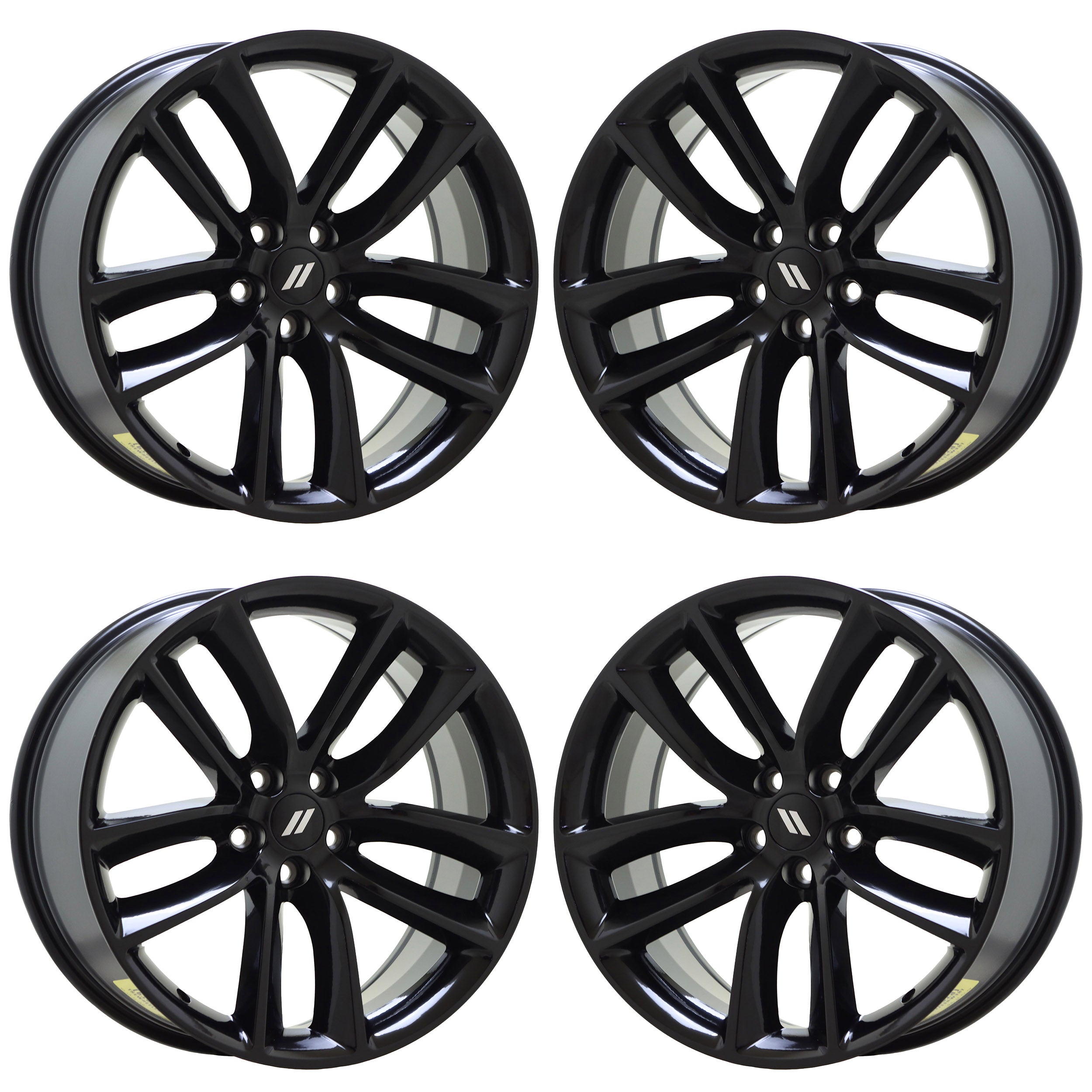 20" Dodge Challenger Gloss Black wheels rims Factory OEM set 2526 2653 EXCHANGE